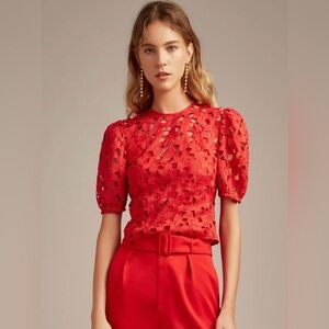 Keepsake - Red Blouse - Sz S